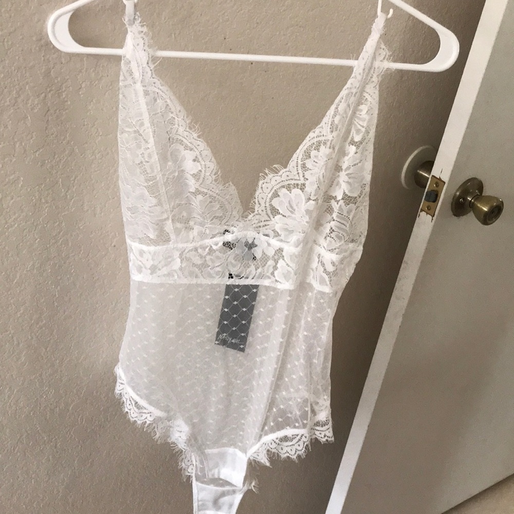 Lace White Bodysuit